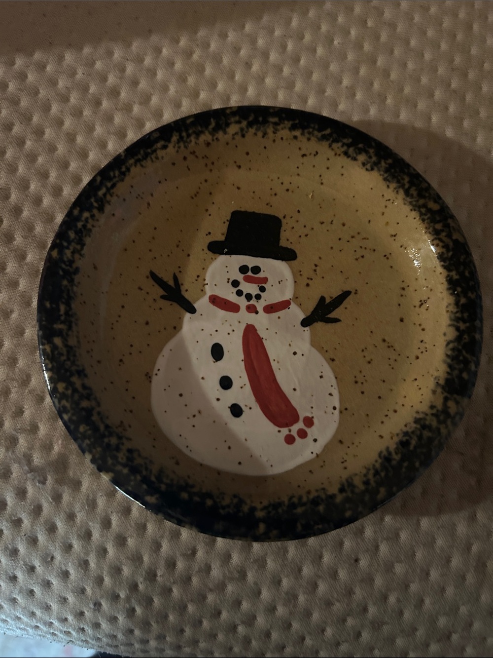 Bath and body works Christmas plate